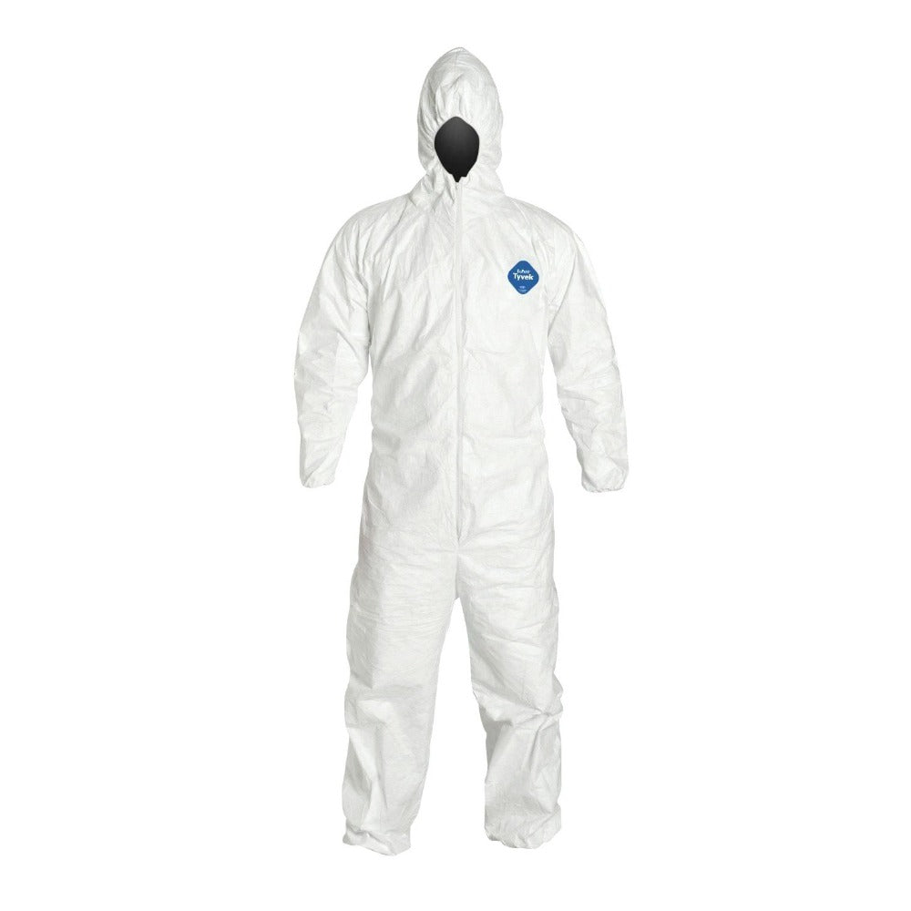 Painter's Coveralls, Disposable Full Body Suit with Hood, Waterproof, pack/6